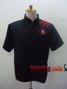 Seragam Kemeja Rage Hard Hitam Cowok