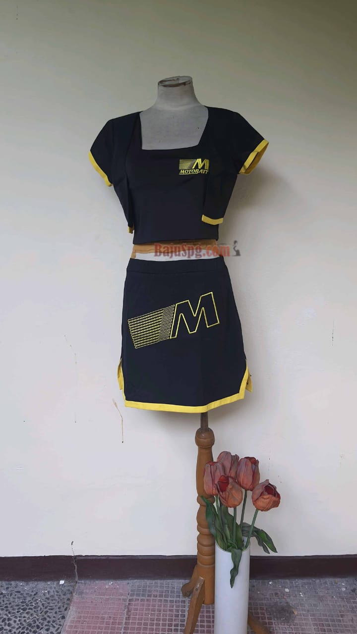 Jasa Baju SPG Moto Batt Hitam di Jakarta