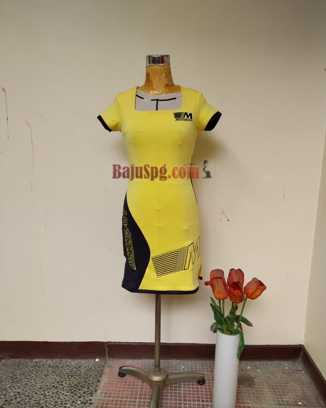 Baju Seragam Spg Dress pendek Motobatt Indonesia